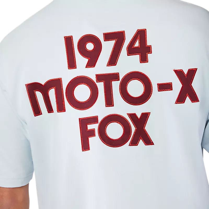 T-Shirt Fox Moto-X Oversized Pale Blue