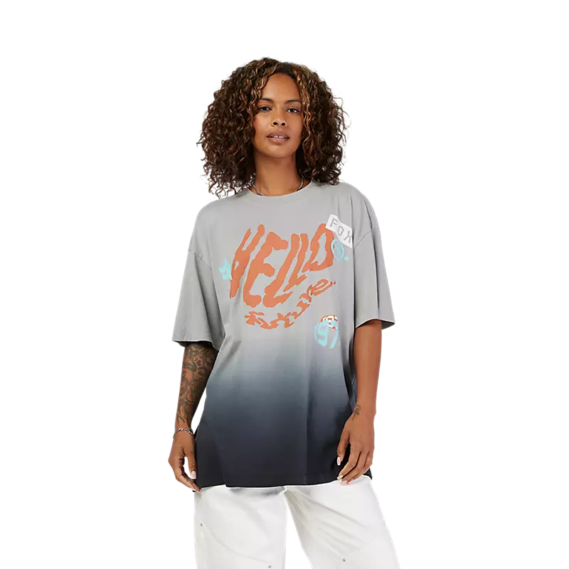 Fox Racing Womens Hello Future Oversized Steel Grey