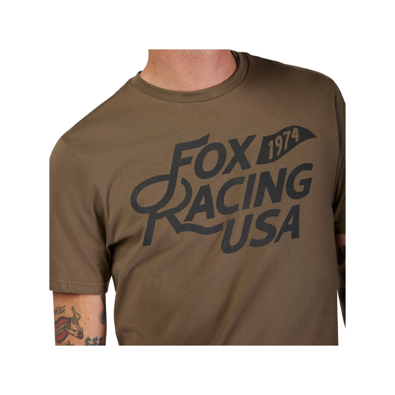 TShirt FOX Flag SS Prem Tee Military