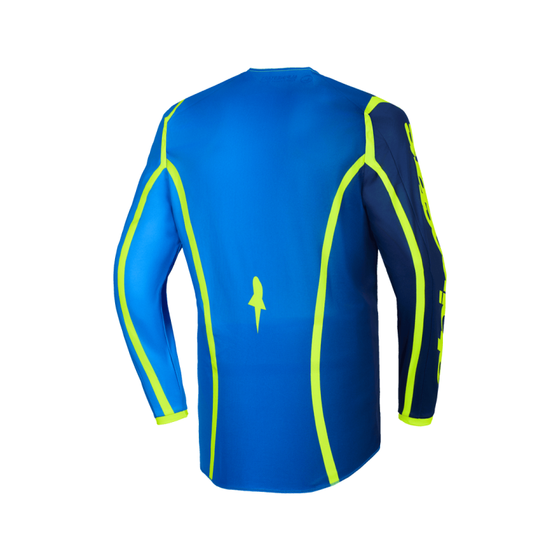 Crossshirt Alpinestars Fluid Apex Blue Yellow Fluo