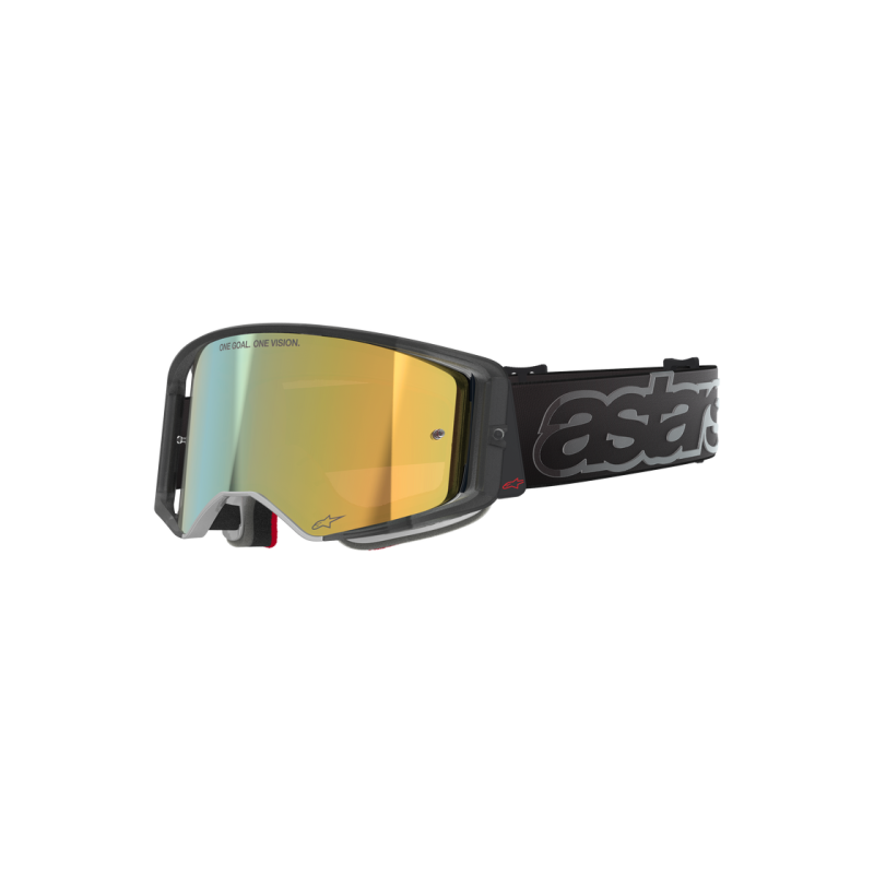 Mx Crossbrille Alpinestars Supertech Vision Vista Black Mirror Gold