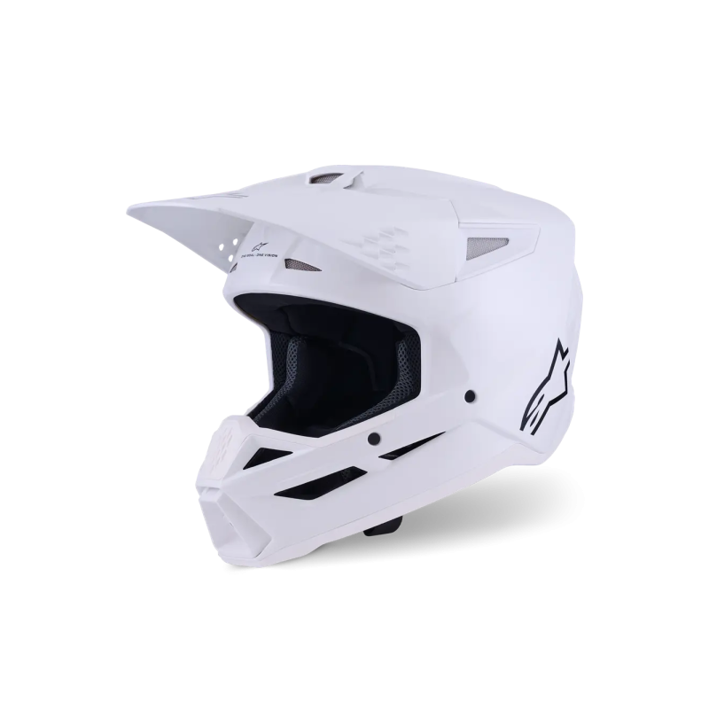 Casque Alpinestars SM3 Solid White Gloss