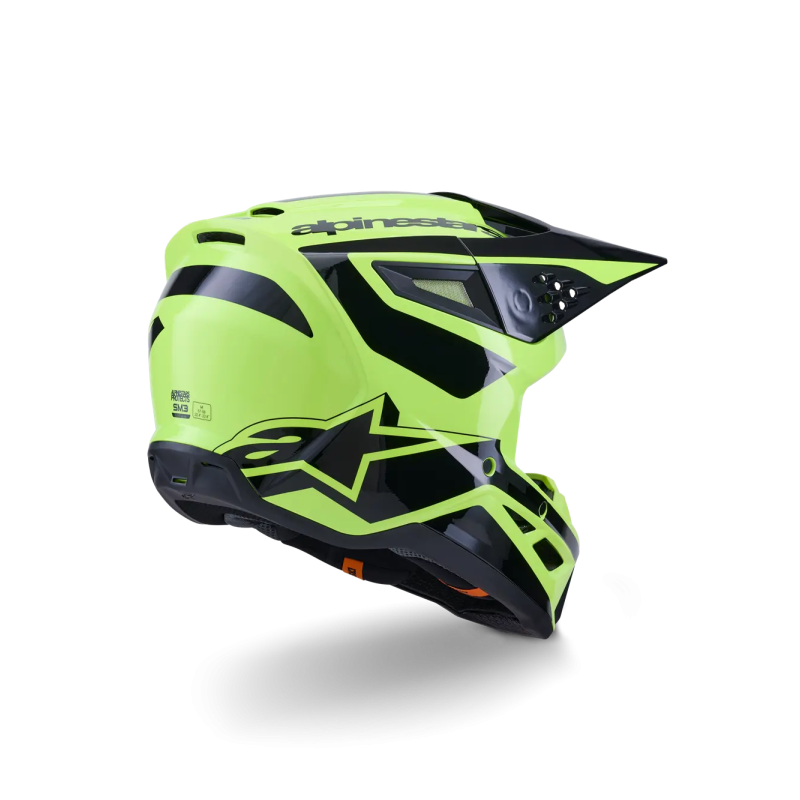 Helm Alpinestars SM3 Heat Yellow Black