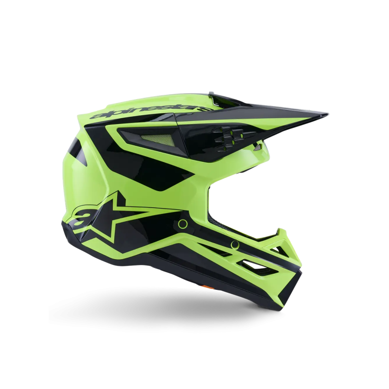 Helmet Alpinestars SM3 Heat Yellow Black