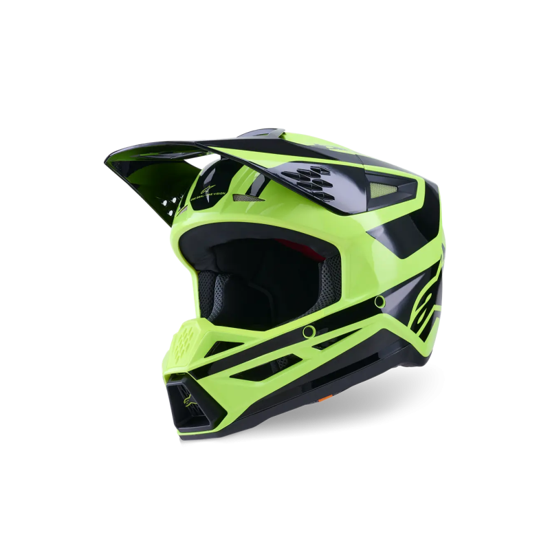 Helmet Alpinestars SM3 Heat Yellow Black