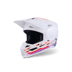 Helmet Alpinestars SM3 Force OCD White Glossy
