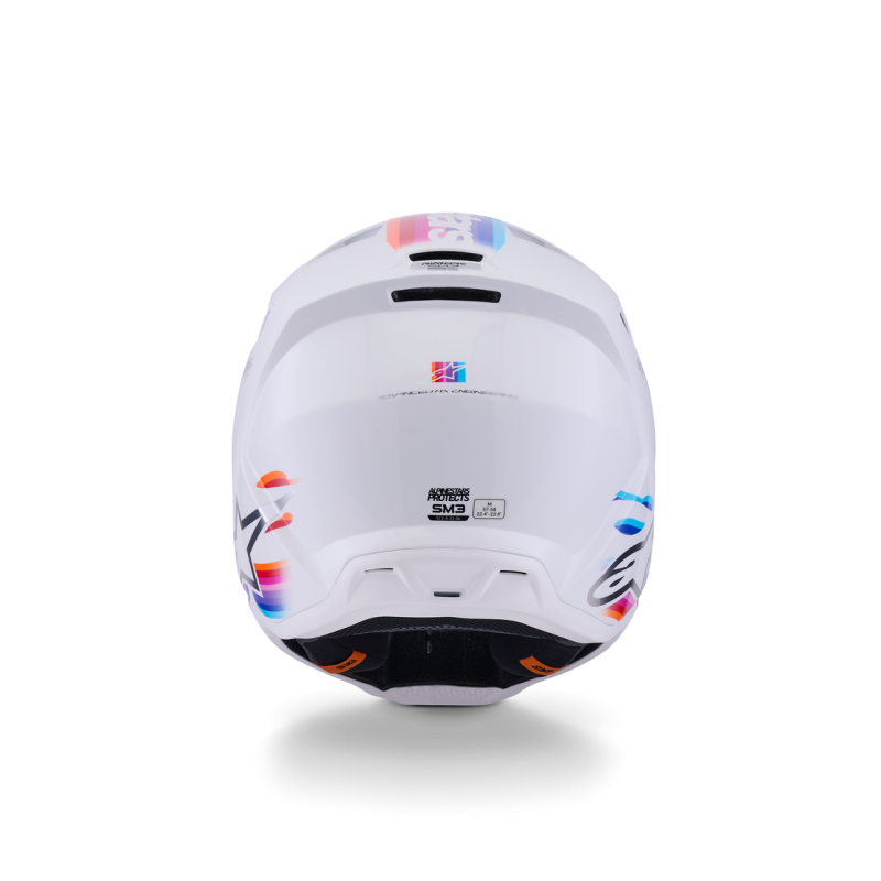 Helm Alpinestars SM3 Force OCD White Glossy