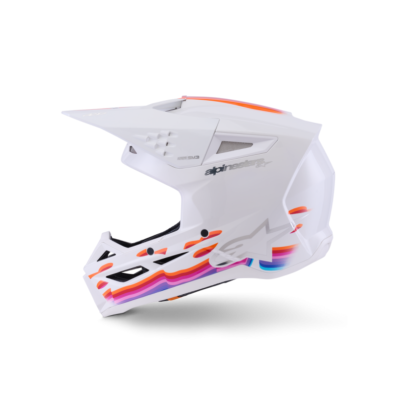 Helm Alpinestars SM3 Force OCD White Glossy