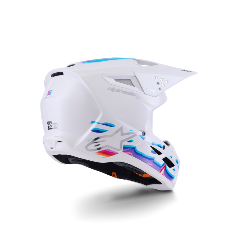 Casco Alpinestars SM3 Force OCD White Glossy