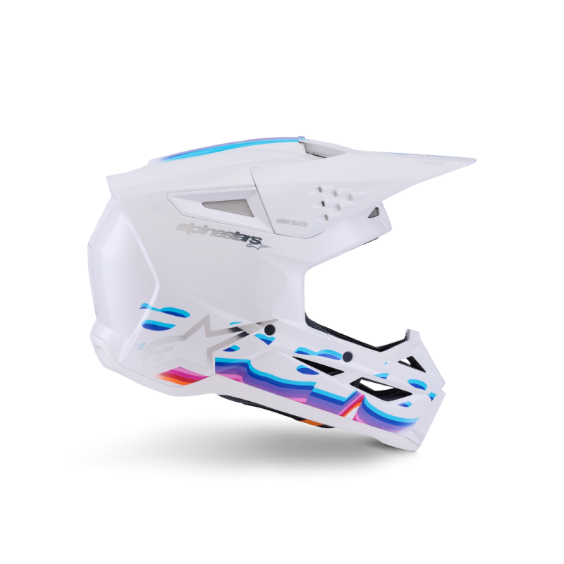 Helm Alpinestars SM3 Force OCD White Glossy