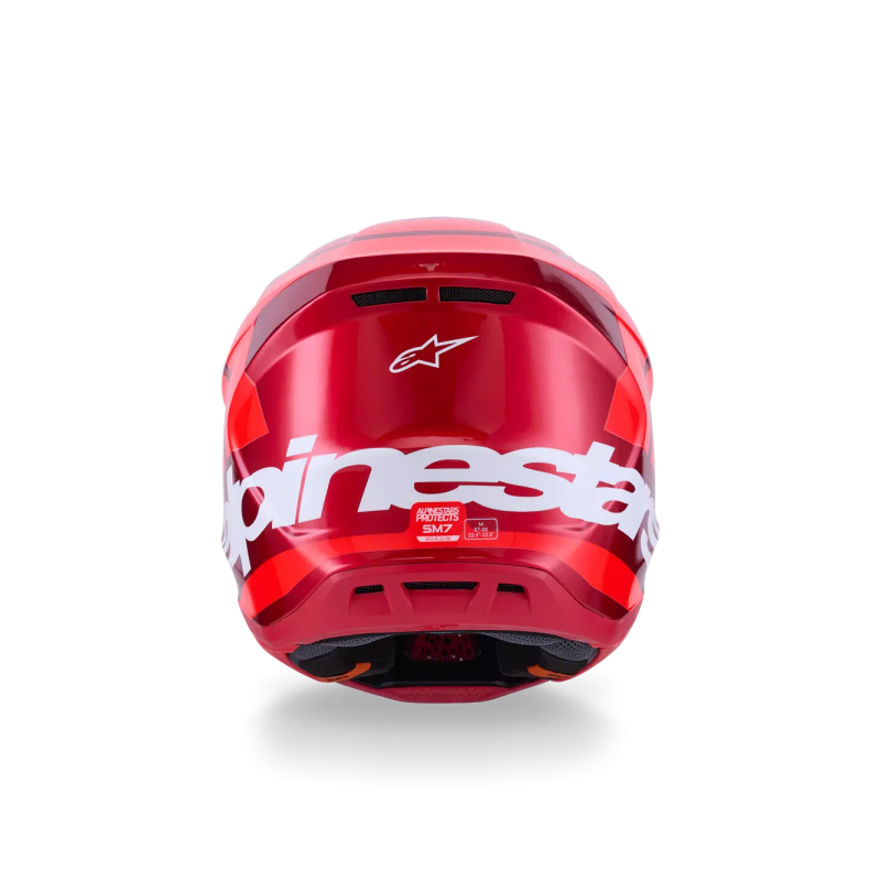 Casque Alpinestars SM7 CORE Red Gloss
