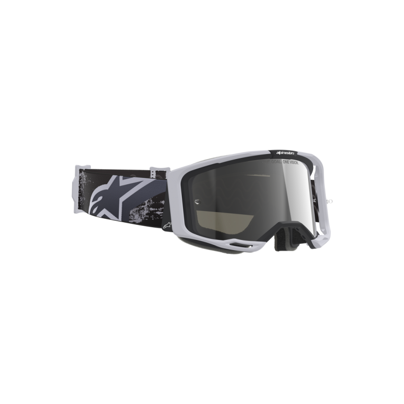 Alpinestars Vision 8 MX-Brille Lahnd Iron Camo Mirror Silver