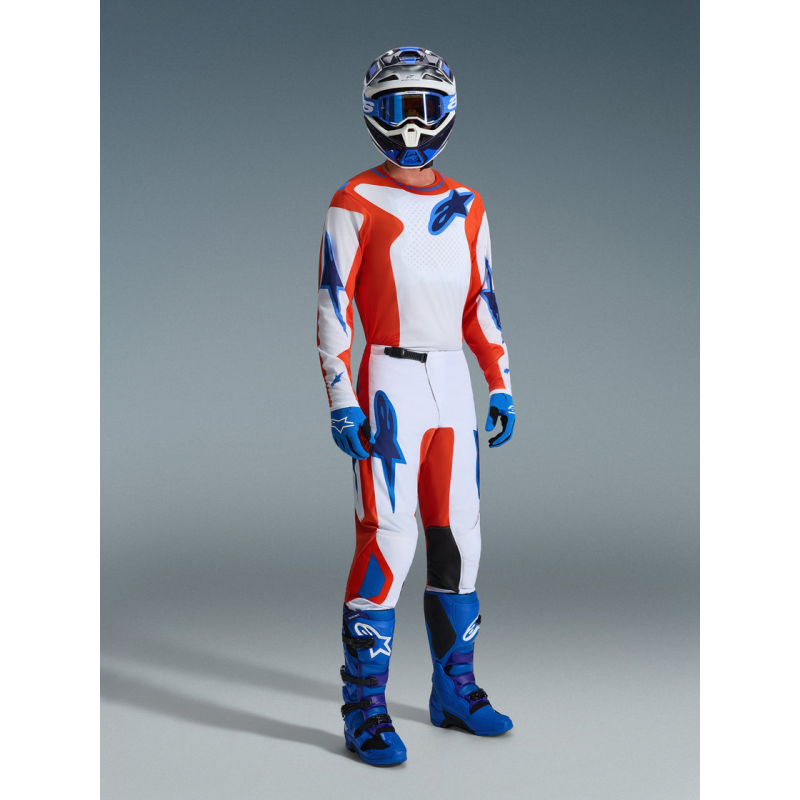Pantalone Alpinestars Fluid Grid Orange Ucla Blue