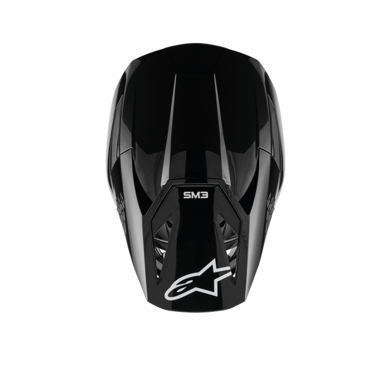 Helmet Alpinestars SM3 Solid Black Gloss