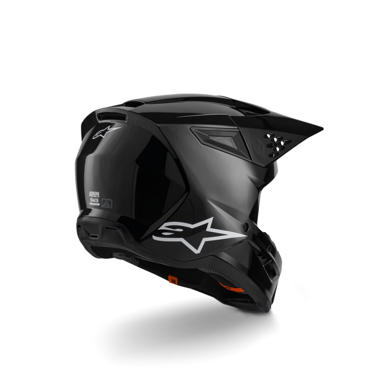 Casque Alpinestars SM3 Solid Black Gloss