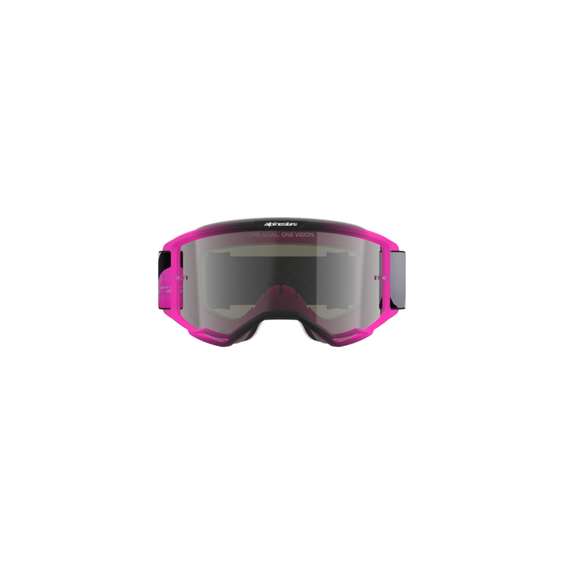 Alpinestars Vision 5 MX-Brille Lahnd Iron Pink Fluo Mirror Silver