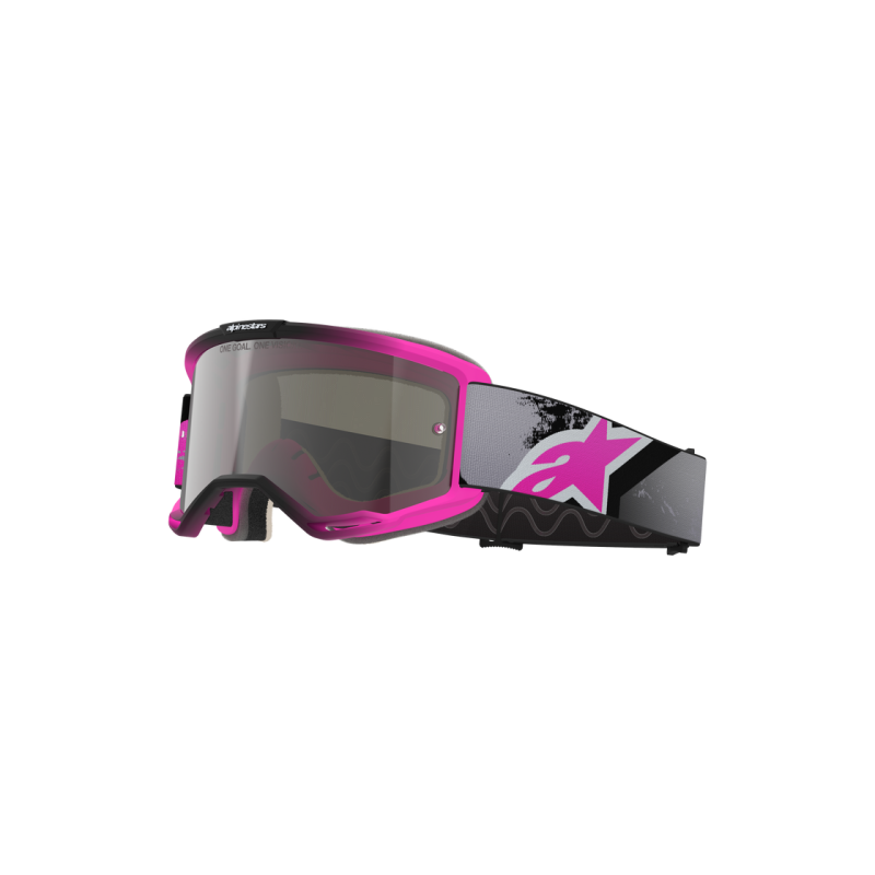 Mx Goggle Alpinestars Vision 5 Lahnd Iron Pink Fluo Mirror Silver