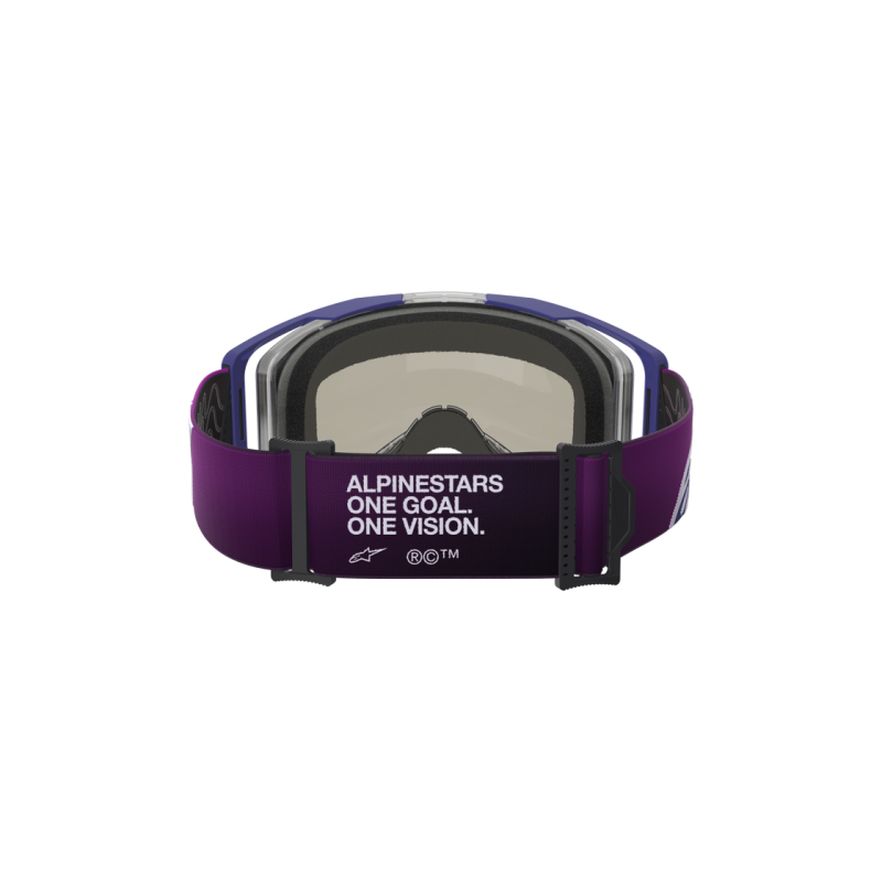 Masque Alpinestars Vision 8 Purple Light Gray Mirror Slvr