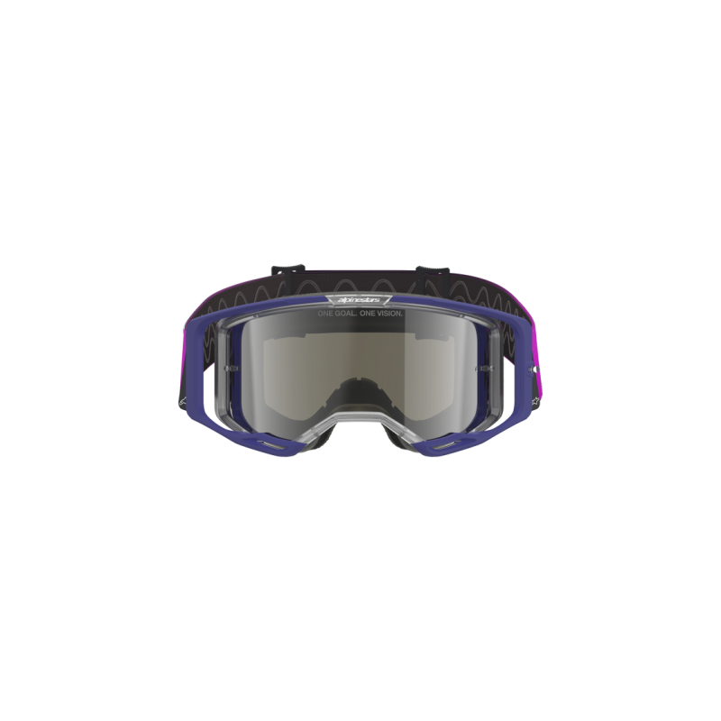 Masque Alpinestars Vision 8 Purple Light Gray Mirror Slvr
