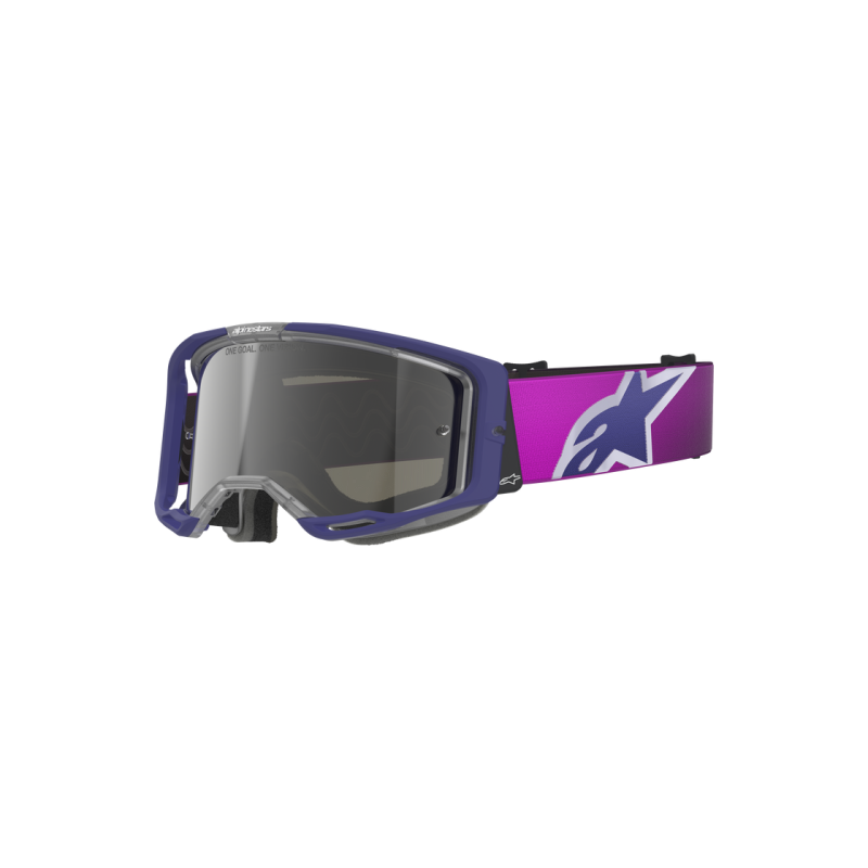 Masque Alpinestars Vision 8 Purple Light Gray Mirror Slvr