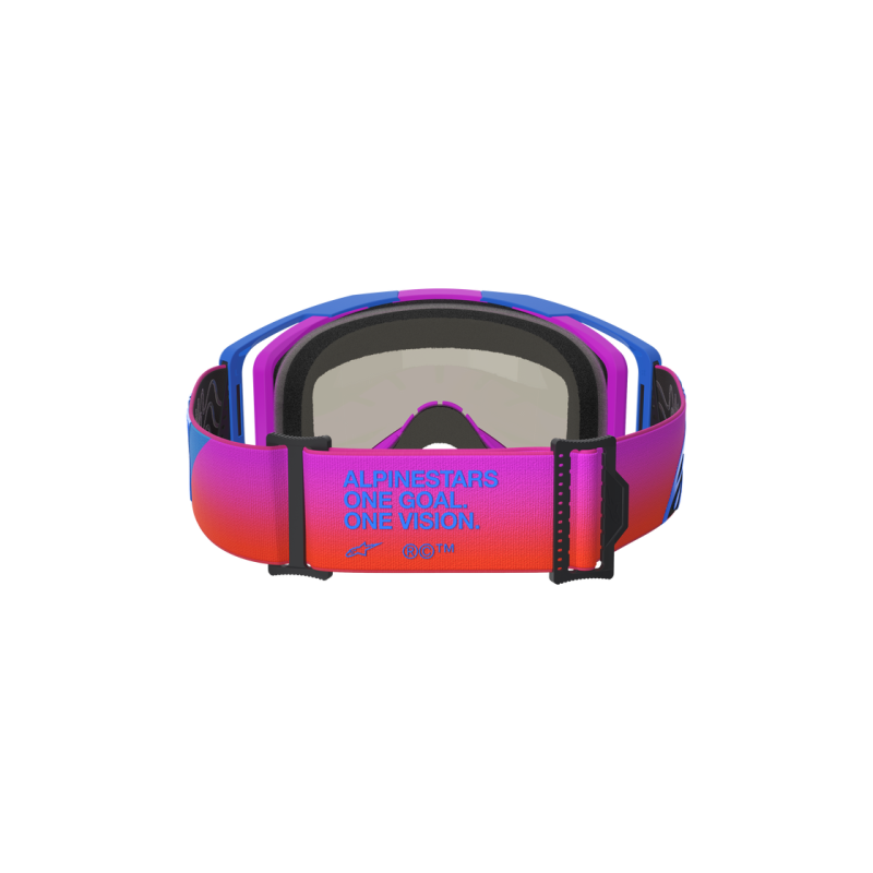 Masque Alpinestars Vision 8 Ucla Bl Purple Orng Mirror Red