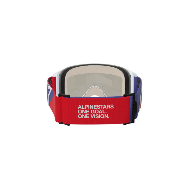 Alpinestars Vision 5 Corp MX-Brille Red Purple Mirror Red