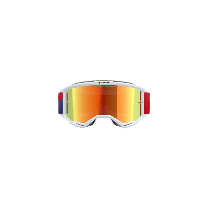 Alpinestars Vision 5 Corp MX-Brille Red Purple Mirror Red