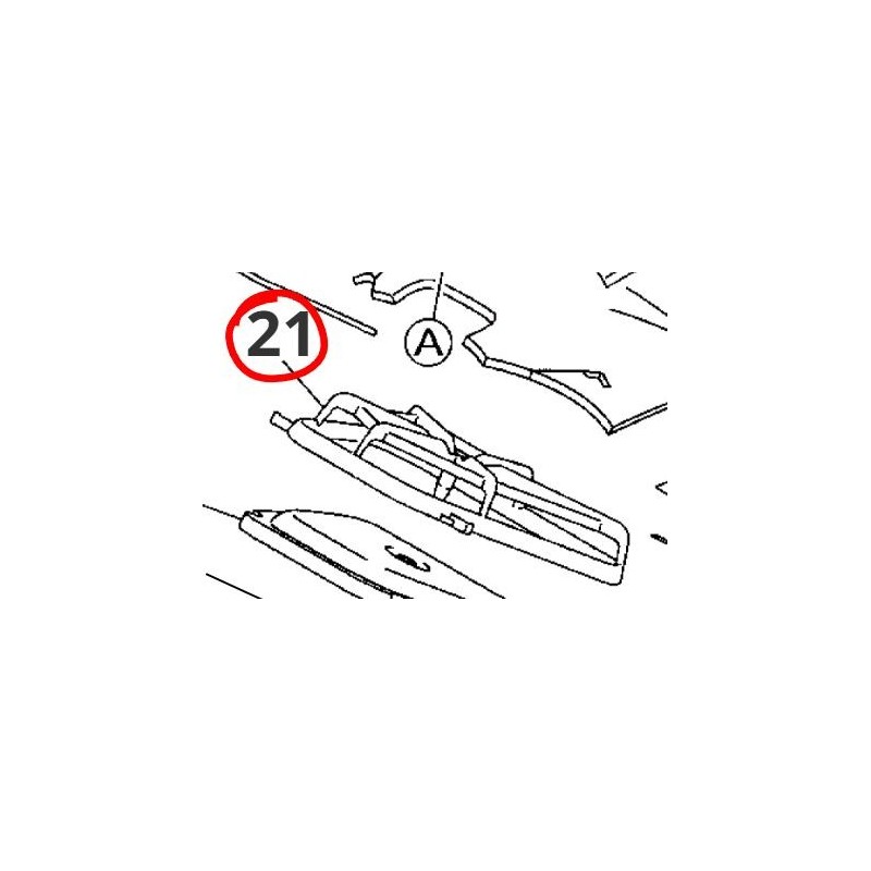 Gabbia - Griglia filtro aria Yamaha - Fantic