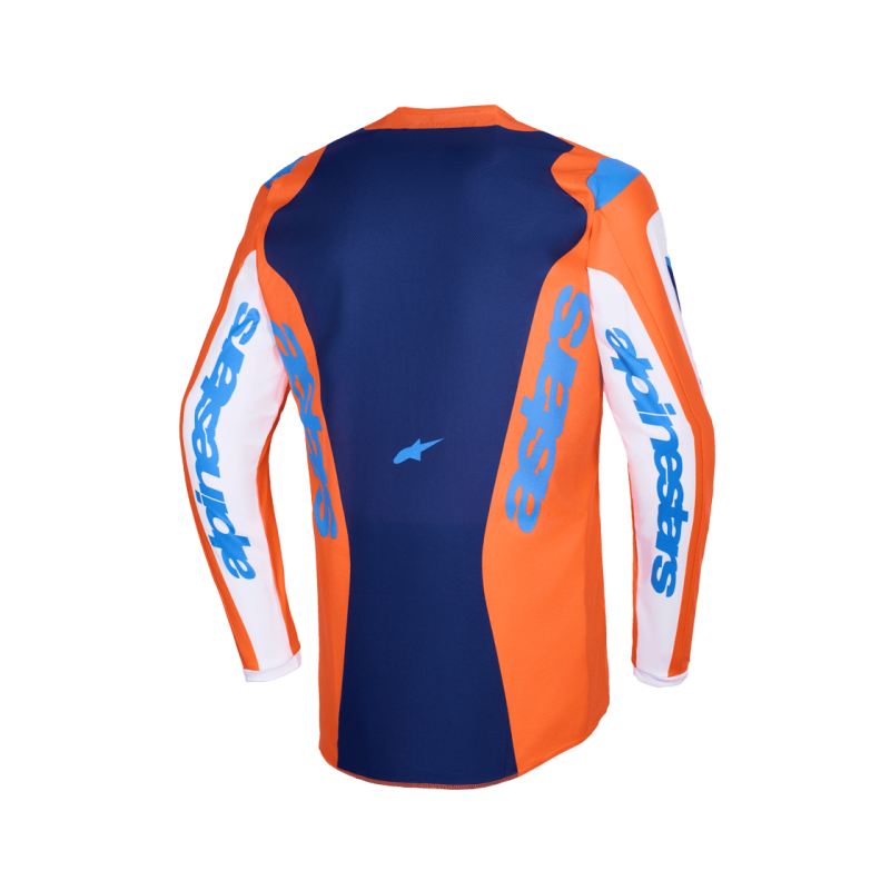 Maglia Alpinestars Fluid Grid Orange Ucla Blue