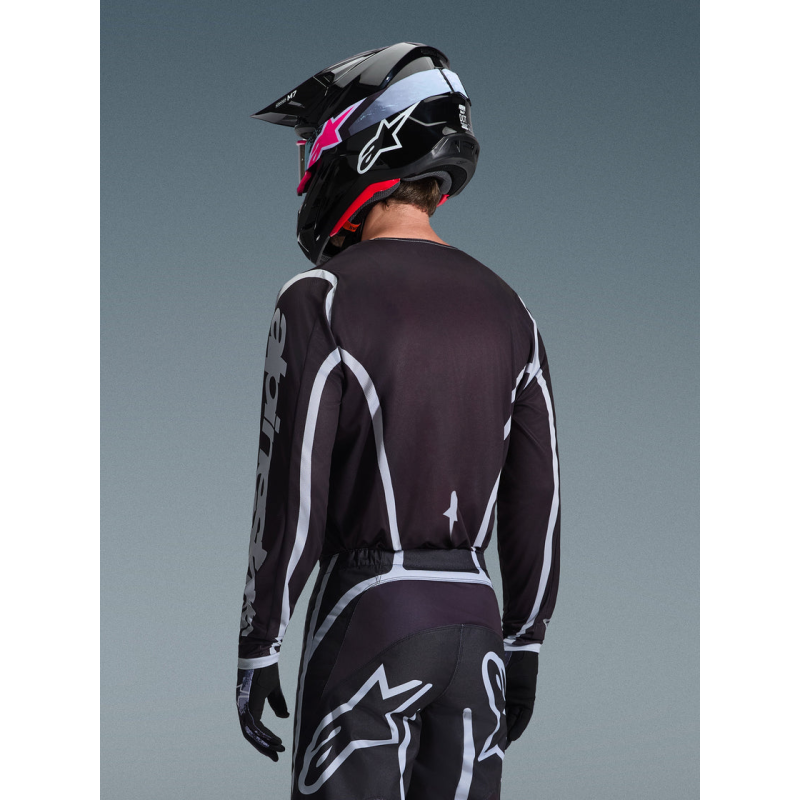 Maglia Alpinestars Fluid Apex Black Gray