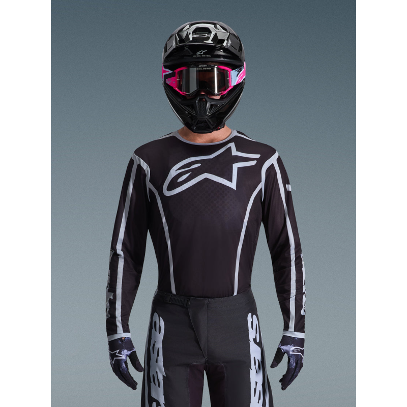 Maglia Alpinestars Fluid Apex Black Gray