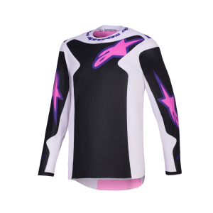 Maillot Alpinestars Fluid Grid Black Light Gray Purple