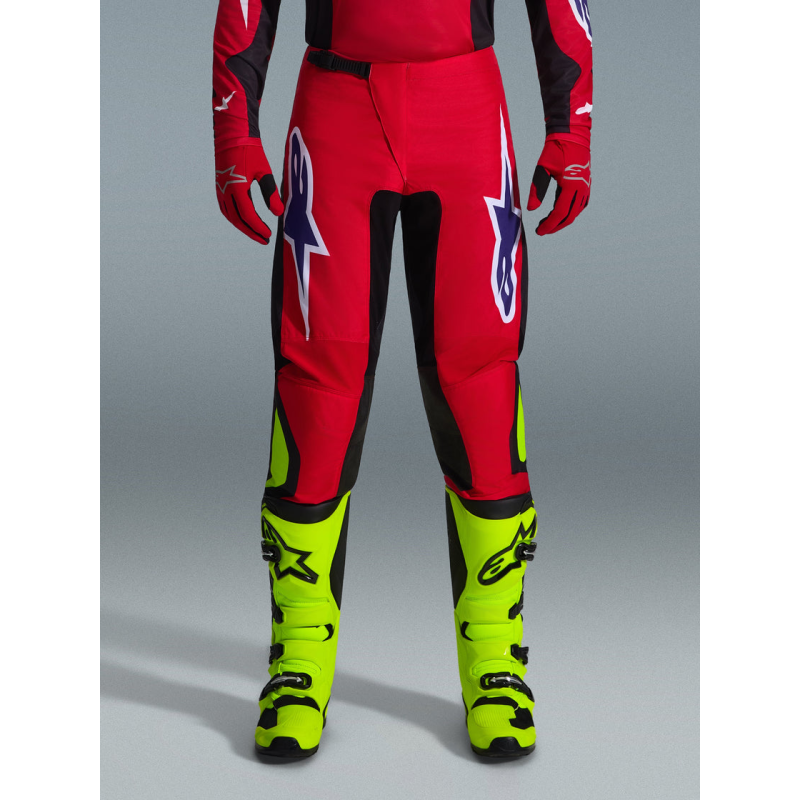 Pantalone Alpinestars Fluid Grid Red Black Purple