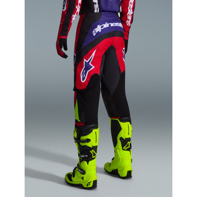 Pantalone Alpinestars Fluid Grid Red Black Purple