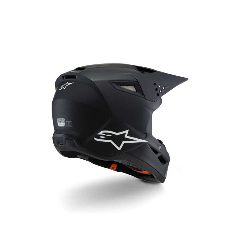 Casco bambino Alpinestars SM3 Solid Nero Opaco