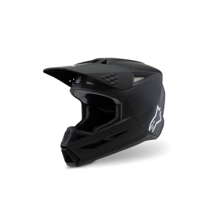 Youth Helmet Alpinestars SM3 Solid Black Matte