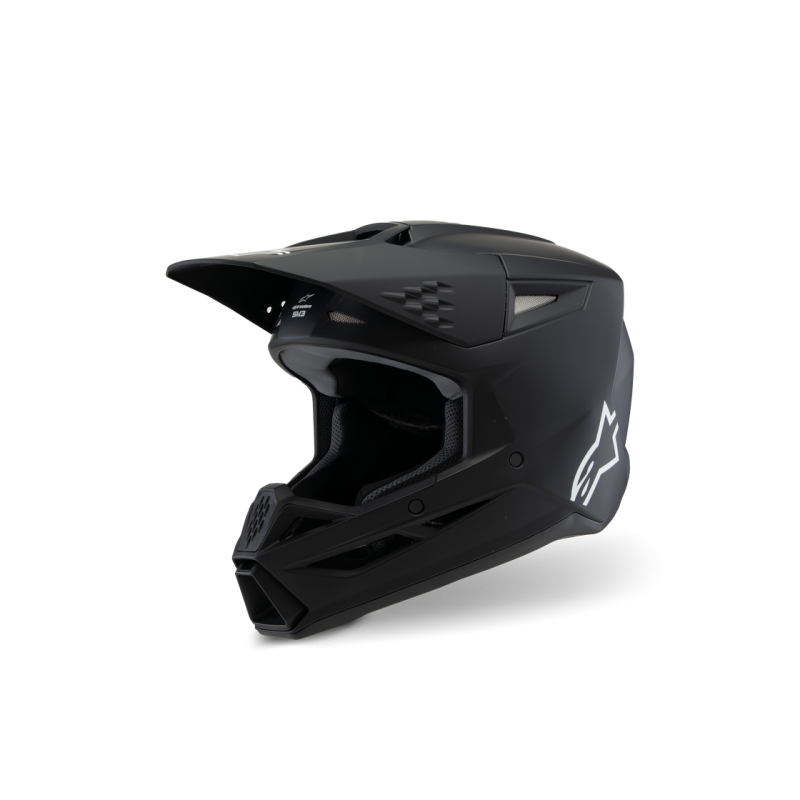 Casque youth Alpinestars SM3 Solid Black Matte