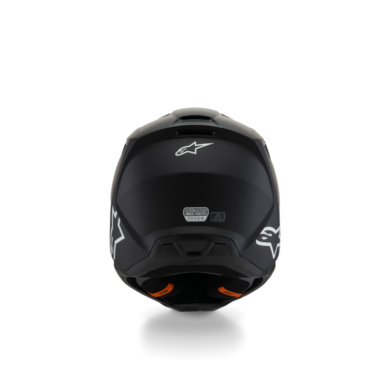Casque youth Alpinestars SM3 Solid Black Matte