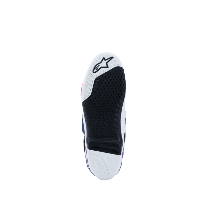 Stivali Alpinestars tech 10 White Violet Navy Blue Pink Fl