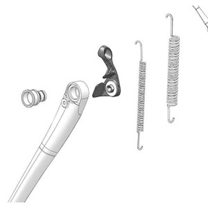 Piastrina cavalletto - Side stand bracket Stark Varg