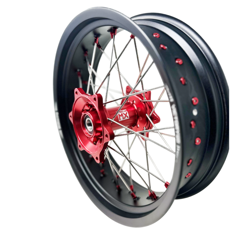 Motard Räder VictoryMX Series V3 17" rot | Yamaha YZ 125 Fantic XX XE 125