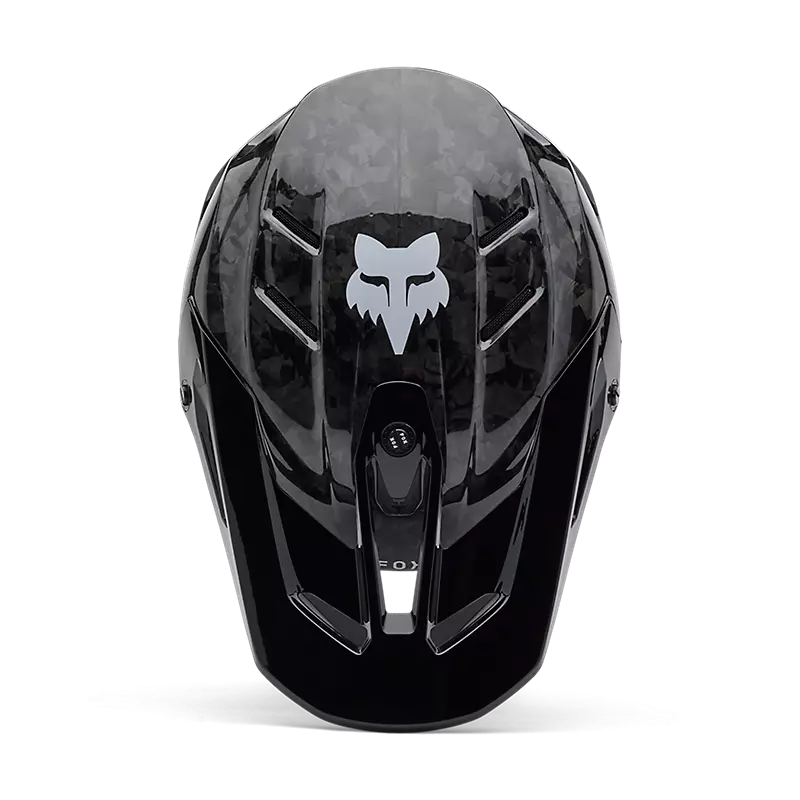 Helm FOX V3 RS Carbon Solid Gloss Black
