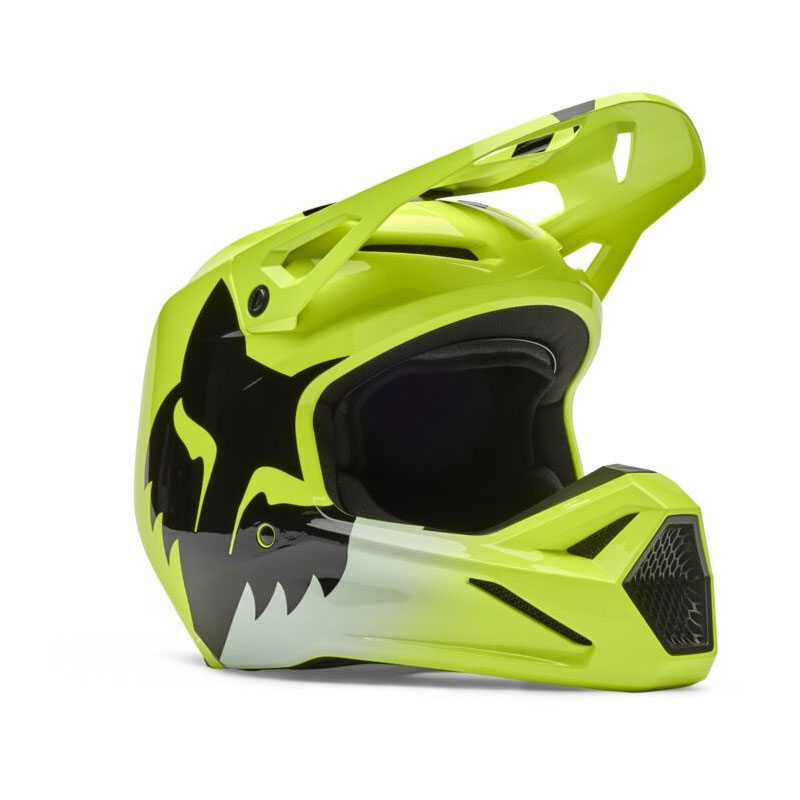 Helm FOX V1 Shield Fluo Yellow