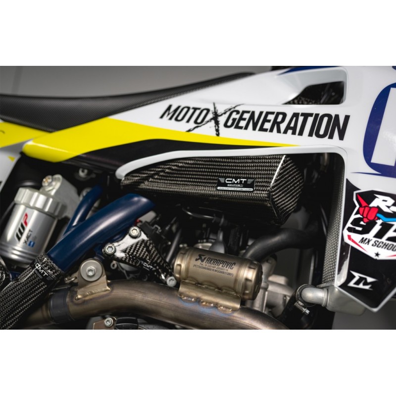 Cover serbatoio inferiore in carbonio CMT | Husqvarna TC - FC 2019-2022