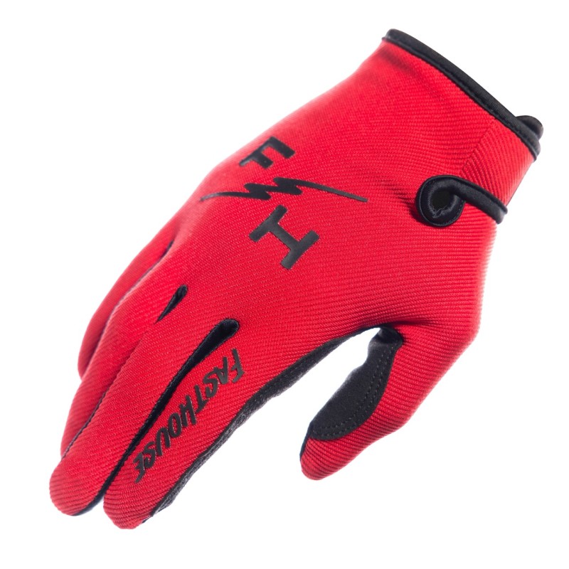 Handschuhe Fasthouse Carbon Eternal Rot