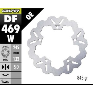 Disco freno posteriore wave Galfer 245mm | Yamaha Tenere 700