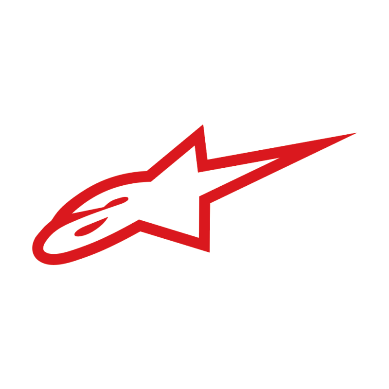 Adesivo per superfici piane Vetro/metallo Alpinestars 44x19 cm
