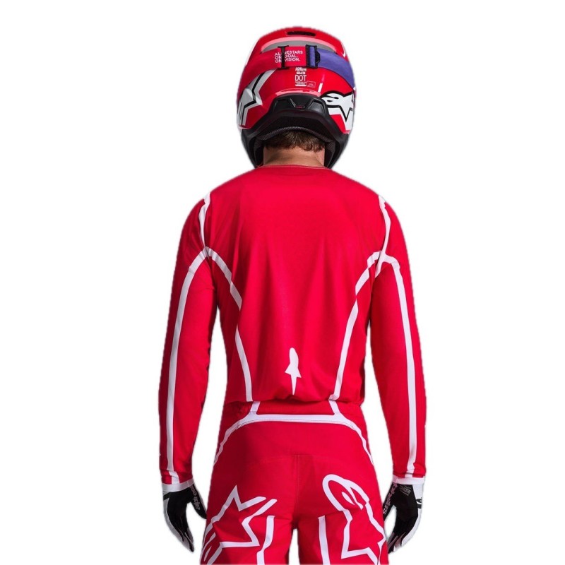 Jersey Alpinestars Fluid Apex Red White