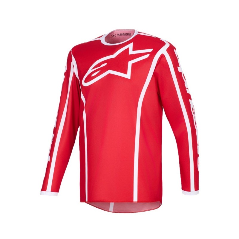 Maillot Alpinestars Fluid Apex Red White