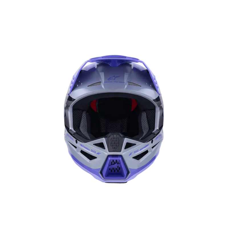 Helm Alpinestars SM3 JETTSON Gray/Purple/Black